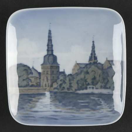 Royal Copenhagen Giftware Frederiksborg-Square Tray - With Box