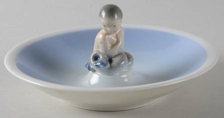 Royal Copenhagen Giftware Dish-Mermaid - W-6" - No Box