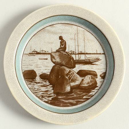 Royal Copenhagen Giftware Langelinie-Tray Round - No Box