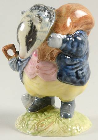 Beatrix Potter Backstamp 1 Tommy Brock - Boxed