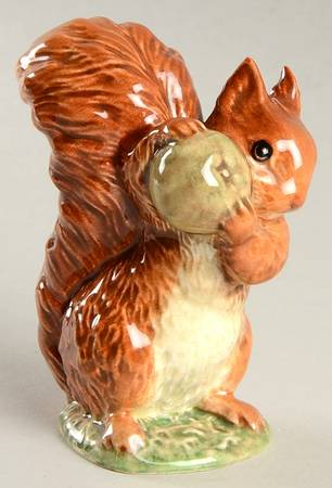 Beatrix Potter Backstamp 1 Squirrel Nutkin - Boxed