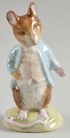Beatrix Potter Backstamp 3 Johnny Town Mouse - No Box