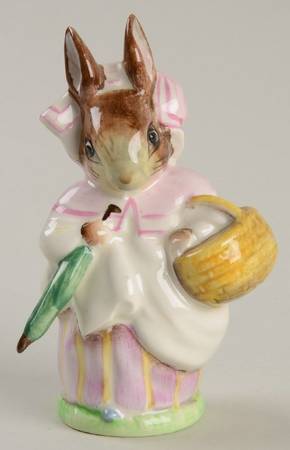 Beatrix Potter Backstamp 3 Mrs Rabbit-Umbrella Out - Boxed