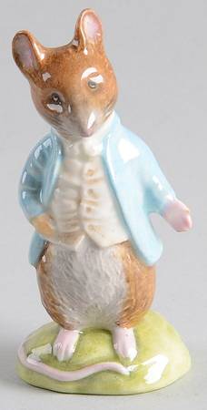 Beatrix Potter Backstamp 3 Johnny Town Mouse - Boxed