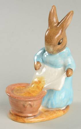 Beatrix Potter Backstamp 3 Cecily Parsley-Head Down - No Box