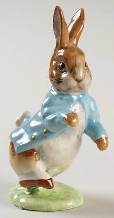 Beatrix Potter Backstamp 3 Peter Rabbit - No Box