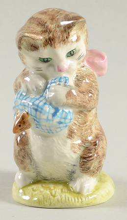 Beatrix Potter Backstamp 3 Miss Moppet - No Box