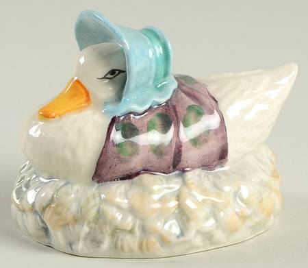 Beatrix Potter Backstamp 3 Jemima Puddle Duck Made A Feather Nest - Boxed