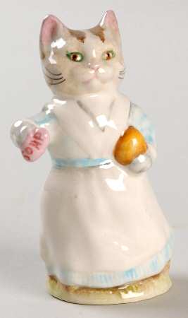 Beatrix Potter Backstamp 3 Tabitha Twitchett-Var2-White Top - No Box