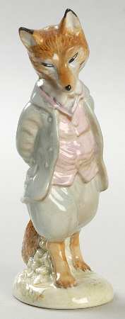 Beatrix Potter Backstamp 3 Foxy Whiskered Gentleman-1ver - No Box