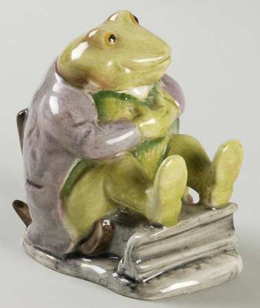 Beatrix Potter Backstamp 3 Mr Jackson-Green Toad - Boxed