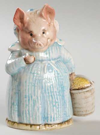 Beatrix Potter Backstamp 3 Aunt Pettitoes - Boxed