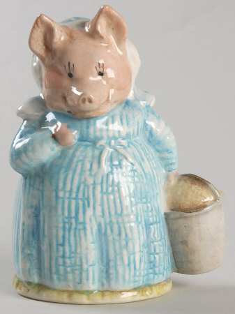 Beatrix Potter Backstamp 3 Aunt Pettitoes - No Box
