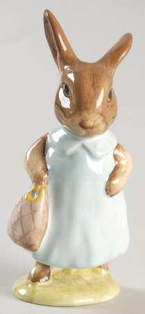 Beatrix Potter Backstamp 3 Mrs Flopsy Bunny - No Box