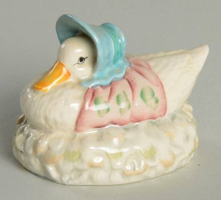 Beatrix Potter Backstamp 4 Jemima Puddle-Duck Made A Feather Nest - No Box