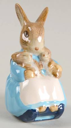 Beatrix Potter Backstamp 4 Mrs Rabbit & Bunnies - No Box