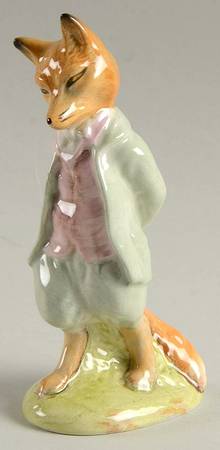Beatrix Potter Backstamp 4 Foxy Whiskered Gentleman - Boxed