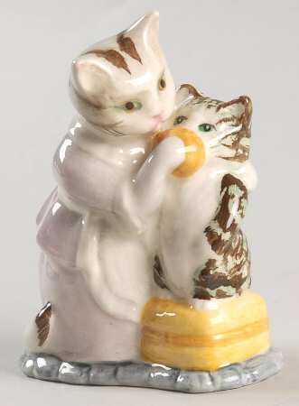 Beatrix Potter Backstamp 4 Tabitha Twitchett & Miss Moppett - Boxed