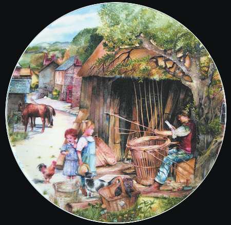 Old Country Crafts The Basket Maker - No Box