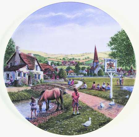 Crinkley Bottom The Village Green - No Box by Royal Doulton