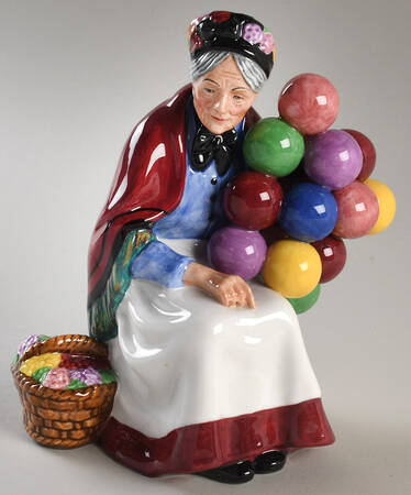 Michael Doulton Event Figurines Old Balloon Seller-1999 - No Box