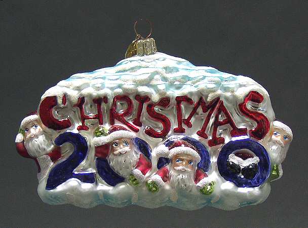2000 Dated Ornaments Santas 2000 - No Box