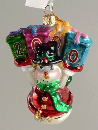 2000 Dated Ornaments Holiday Hooray 2000 - No Box