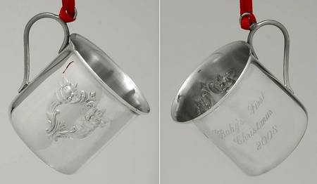 Babys First Christmas-Sterling Francis I-Baby Cup - No Box
