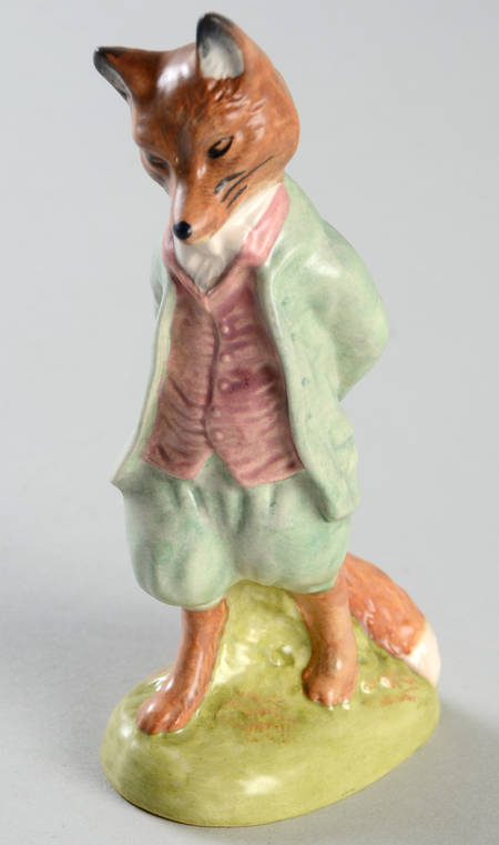 Beatrix Potter Backstamp 11 Foxy Whiskered Gentleman-Satin - Boxed