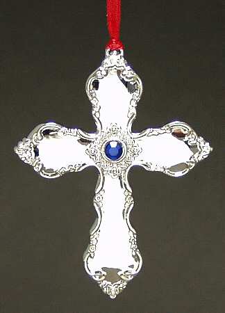 Annual Cross Dresden Rose Cross - Boxed