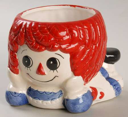 Rubens Miscellaneous Head Vase Raggety Ann Lying Down/Elbows - No Box
