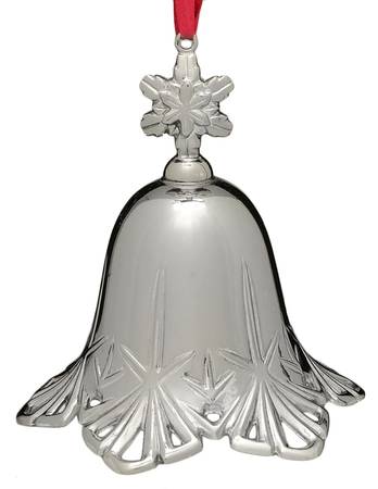 Reed & Barton Christmas Ornament Pierced Bell - Boxed