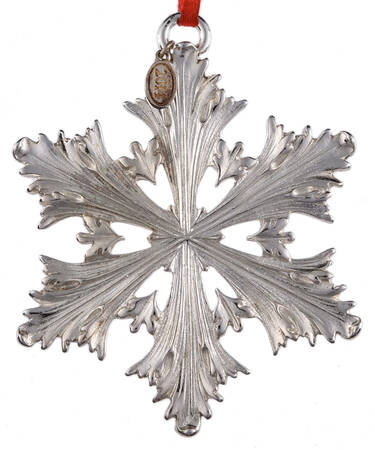 Reed & Barton Christmas Ornament Silver Snowflake - No Box