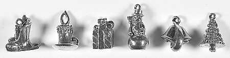 Reed & Barton Christmas Ornament Mini-Ornaments-Silverplate - No Box
