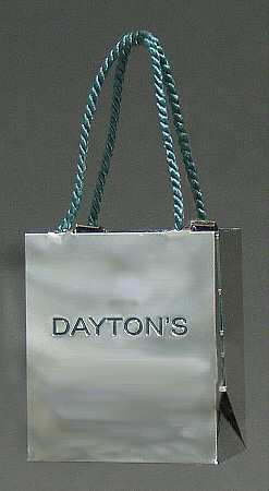 Reed & Barton Christmas Ornament Dayton's Dept Store Shopping Bag - No Box