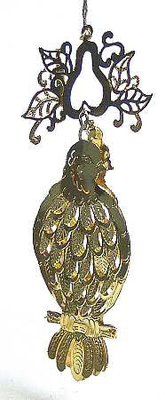 Reed & Barton Christmas Ornament Partridge - No Box