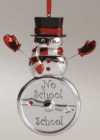 Reed & Barton Christmas Ornament Snowday Snowman - No Box
