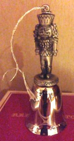Reed & Barton Christmas Ornament Nutcracker Bell Ornament - No Box