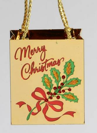 Reed & Barton Christmas Ornament Christmas Gift Bag - No Box