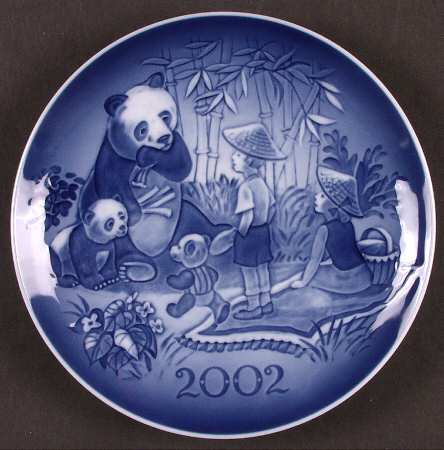 Millennium Plate Collection 2002-Panda - Boxed