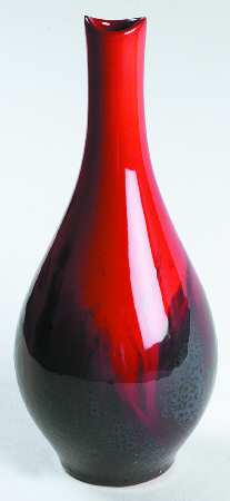 Flambe - Veined Vase-Veined - No Box