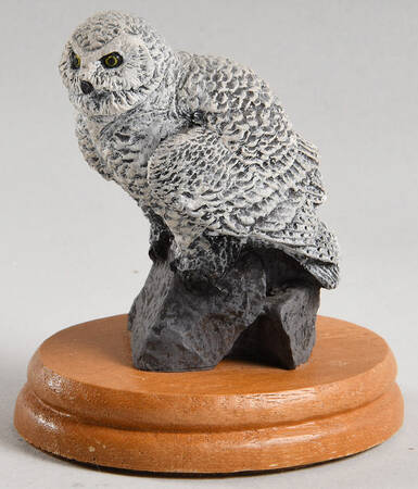 Bronze Menagerie-Americana Snowy Owl - No Box