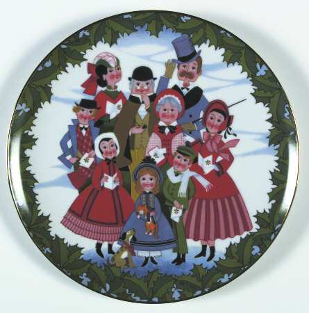 Christmas Plate Christmas 1977 - With Box by Ridgewood