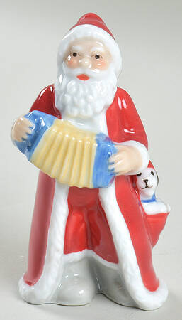 Annual Santa Figurine 2024-Santa Holiday Tune - Boxed