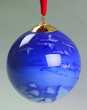 Christmas Ball Ornament Krongorg Castle - No Box