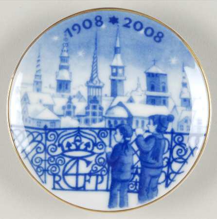 Centinnial Christmas Plaquette Christmas Eve In Copenhagen - No Box