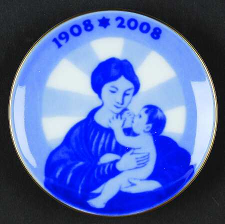 Centinnial Christmas Plaquette Madonna & Child - No Box