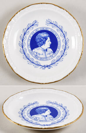 Royal Doulton Giftware Margaret Thatcher Plate - No Box