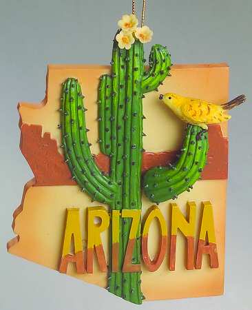 State Keepsake Ornaments Arizona - No Box