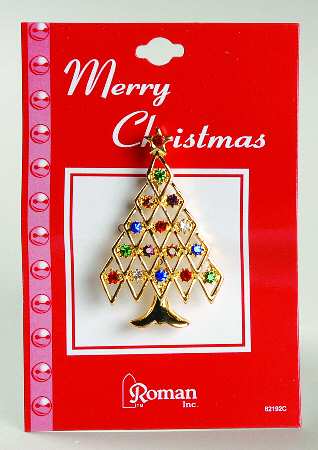 Roman Christmas Jewelry Tree-Geometric Multi-Color - No Box